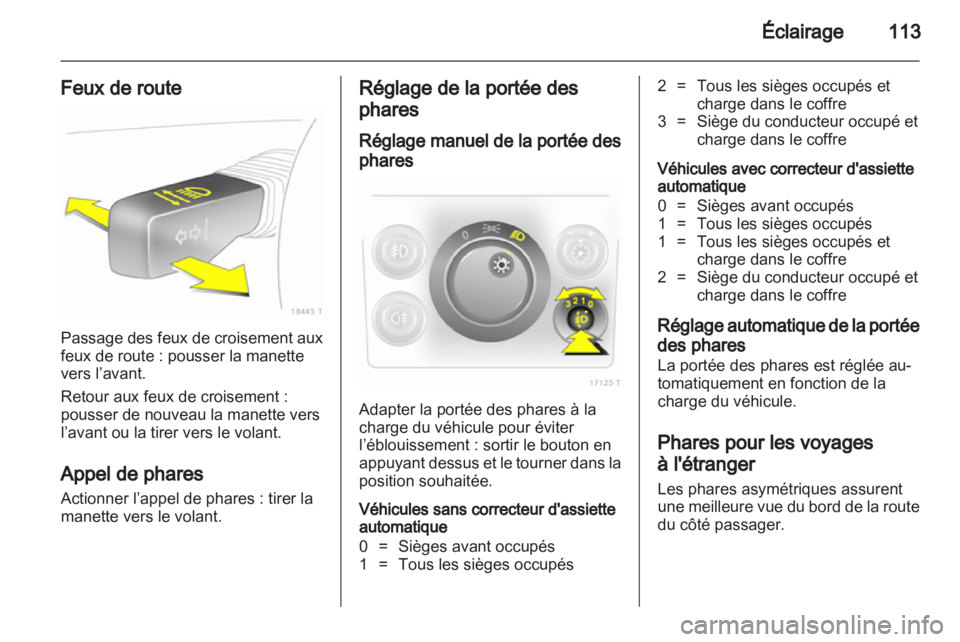 OPEL ZAFIRA 2010.5  Manuel dutilisation (in French) 