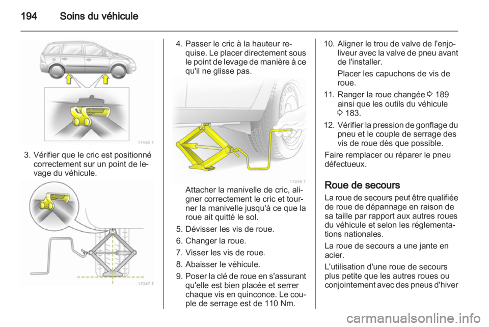 OPEL ZAFIRA 2010.5  Manuel dutilisation (in French) 