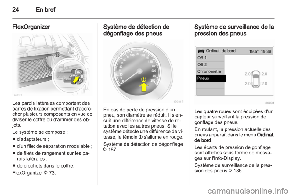 OPEL ZAFIRA 2010.5  Manuel dutilisation (in French) 
