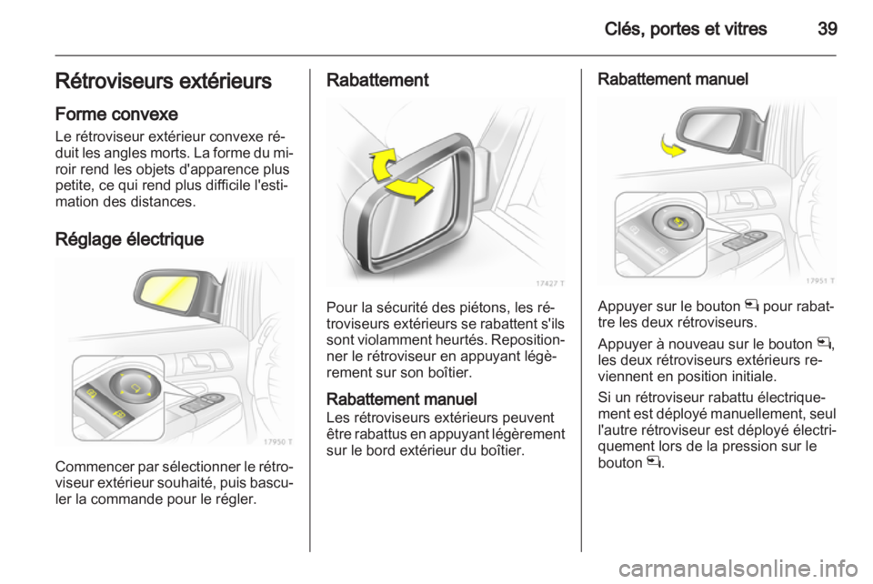 OPEL ZAFIRA 2010.5  Manuel dutilisation (in French) 