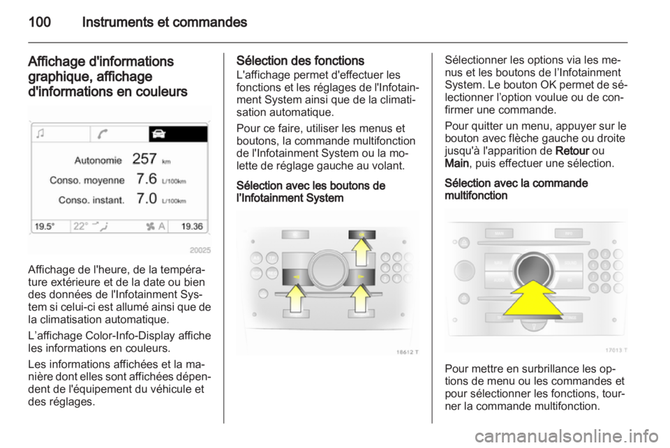 OPEL ZAFIRA 2010.5  Manuel dutilisation (in French) 