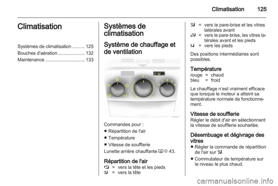 OPEL ZAFIRA 2011  Manuel dutilisation (in French) 