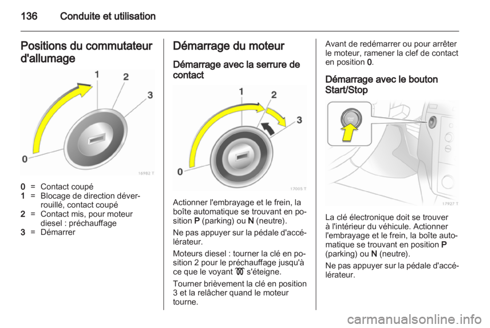 OPEL ZAFIRA 2011  Manuel dutilisation (in French) 
