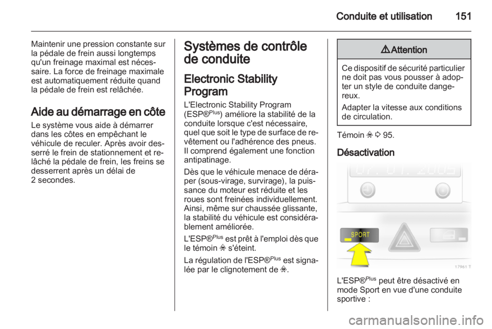 OPEL ZAFIRA 2011  Manuel dutilisation (in French) 