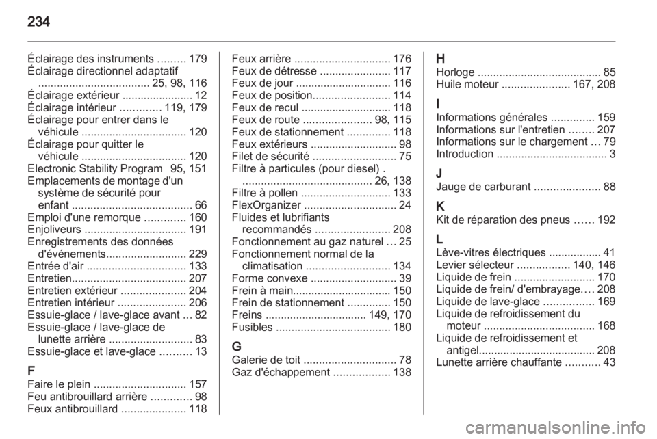 OPEL ZAFIRA 2011  Manuel dutilisation (in French) 