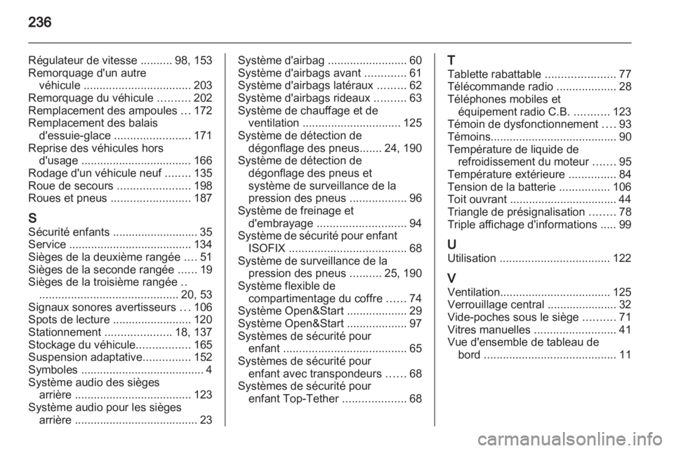 OPEL ZAFIRA 2011  Manuel dutilisation (in French) 