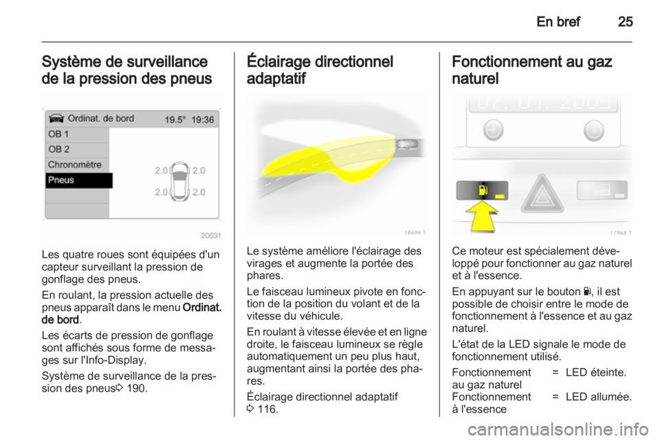 OPEL ZAFIRA 2011  Manuel dutilisation (in French) 