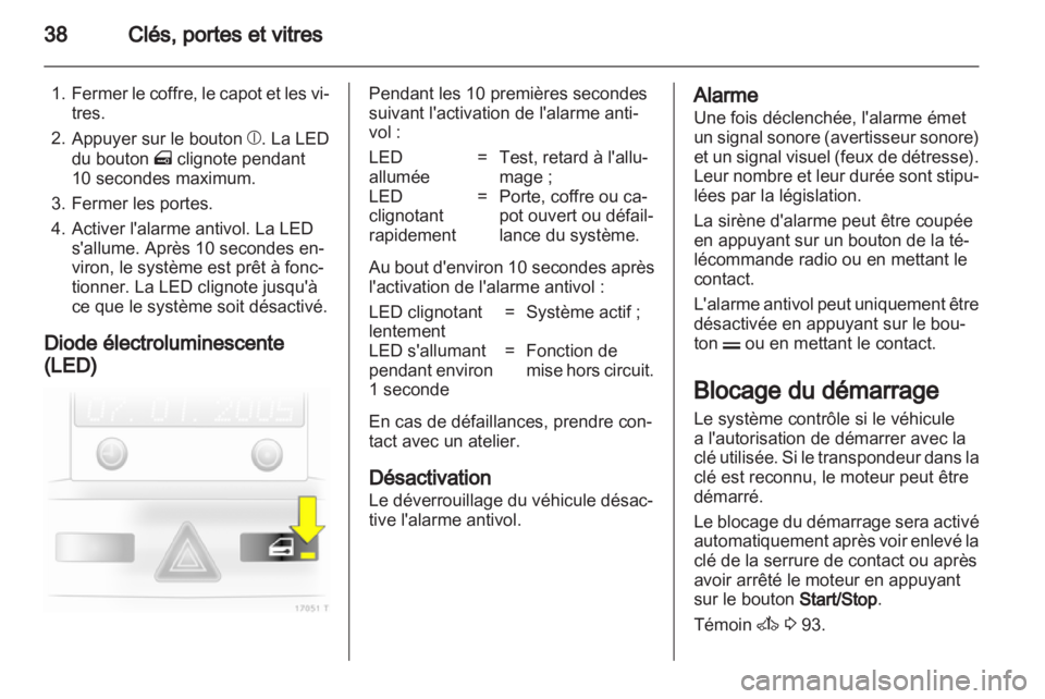 OPEL ZAFIRA 2011  Manuel dutilisation (in French) 