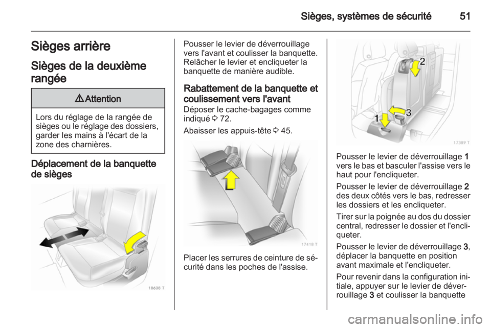 OPEL ZAFIRA 2011  Manuel dutilisation (in French) 