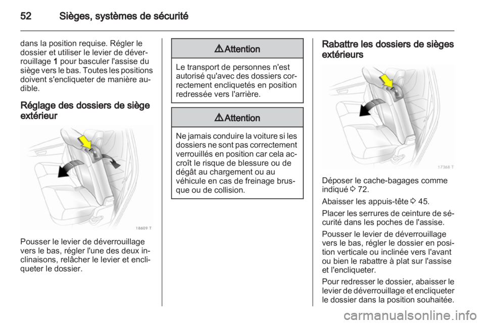 OPEL ZAFIRA 2011  Manuel dutilisation (in French) 