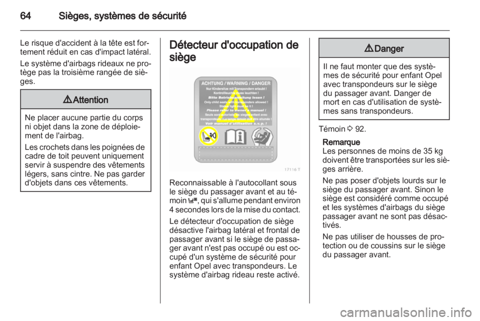 OPEL ZAFIRA 2011  Manuel dutilisation (in French) 