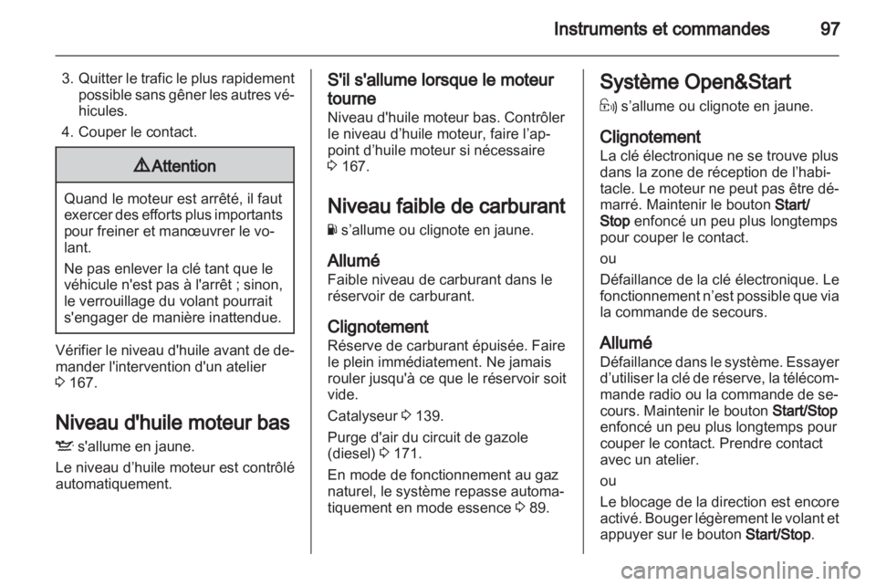 OPEL ZAFIRA 2011  Manuel dutilisation (in French) 