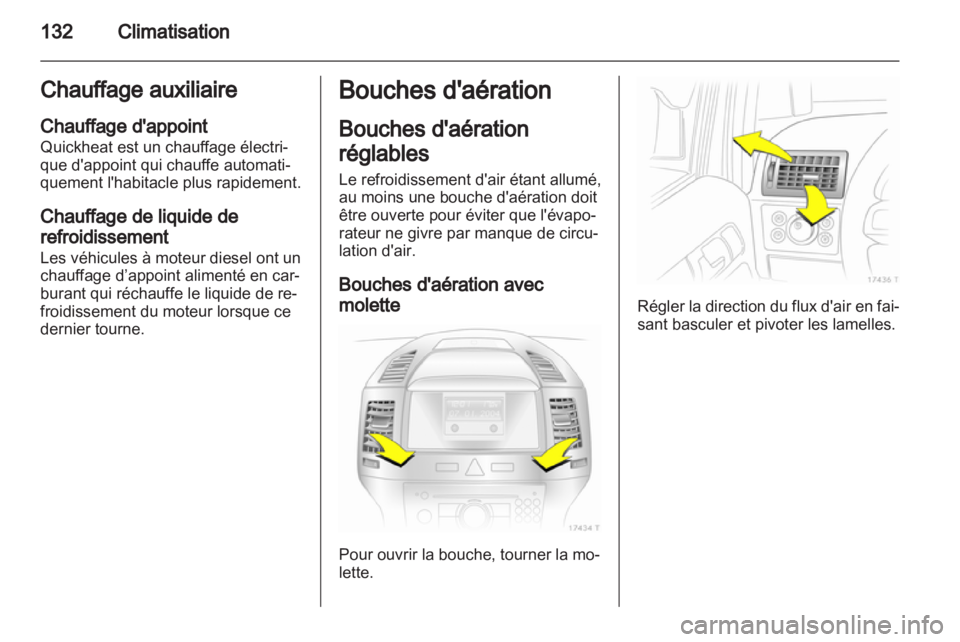 OPEL ZAFIRA 2011.5  Manuel dutilisation (in French) 
