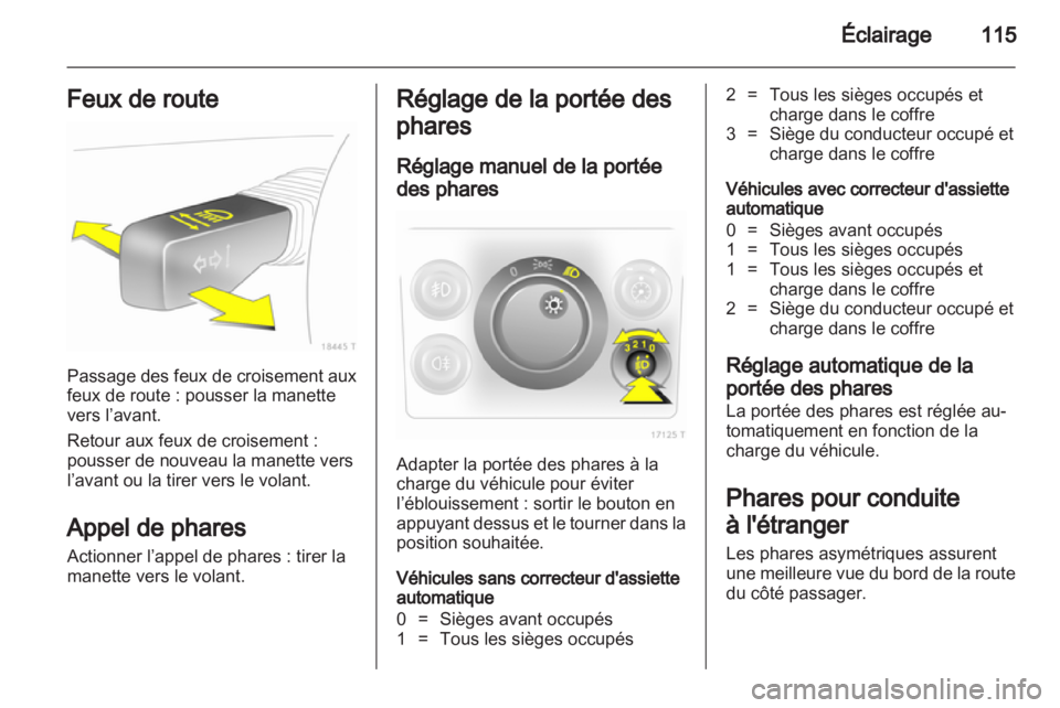 OPEL ZAFIRA 2012  Manuel dutilisation (in French) 