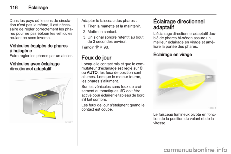 OPEL ZAFIRA 2012  Manuel dutilisation (in French) 