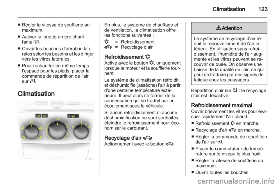 OPEL ZAFIRA 2012  Manuel dutilisation (in French) 