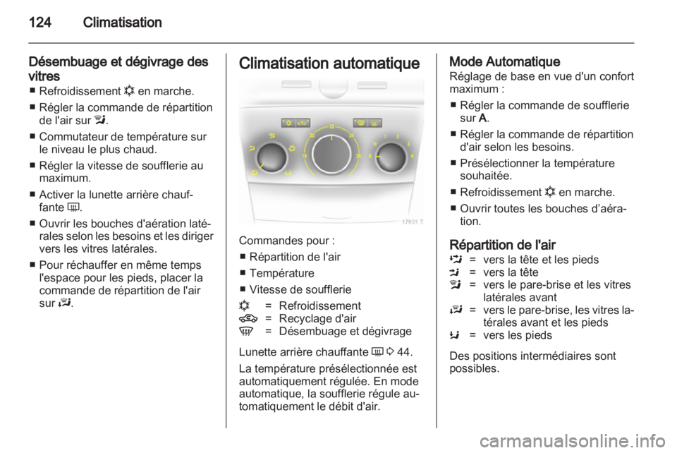 OPEL ZAFIRA 2012  Manuel dutilisation (in French) 