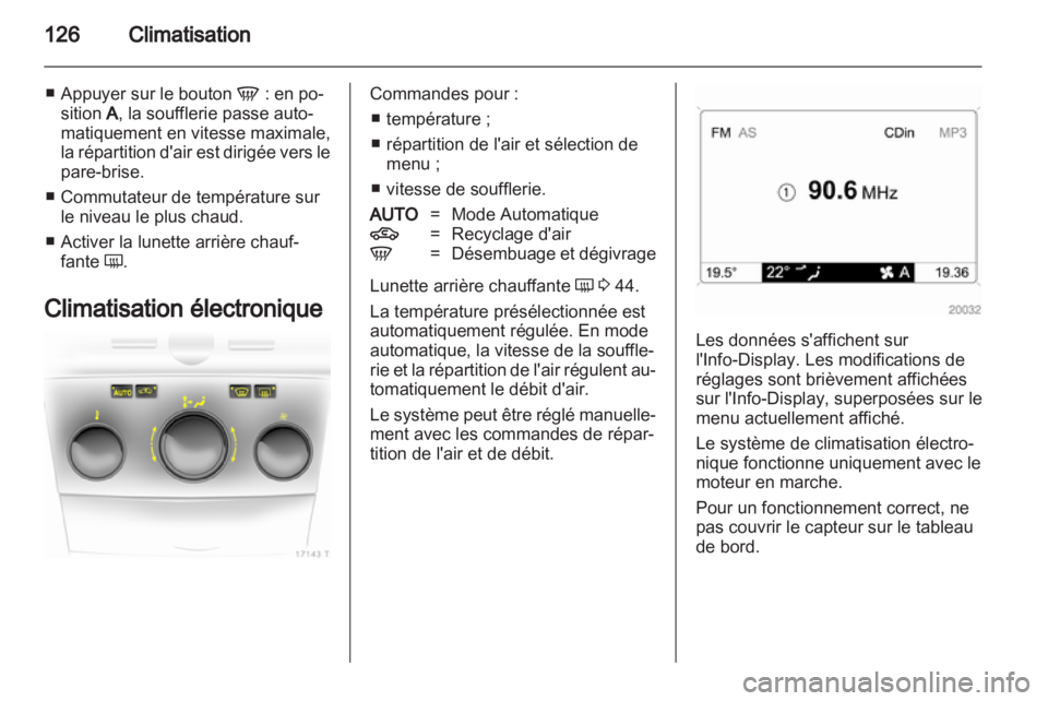 OPEL ZAFIRA 2012  Manuel dutilisation (in French) 