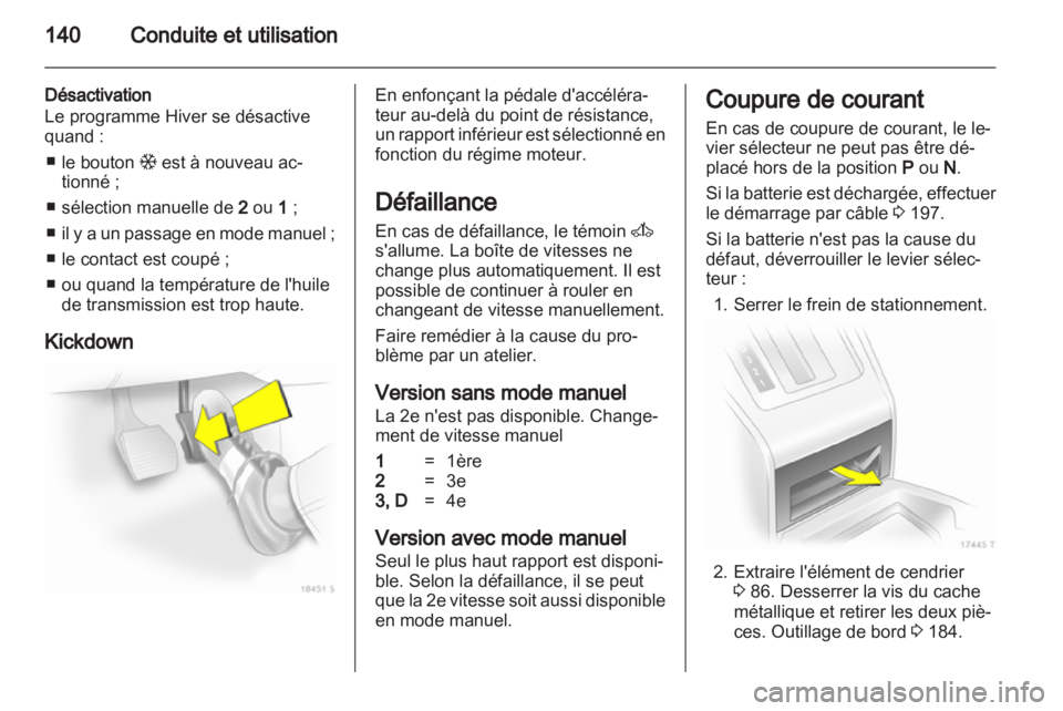 OPEL ZAFIRA 2012  Manuel dutilisation (in French) 