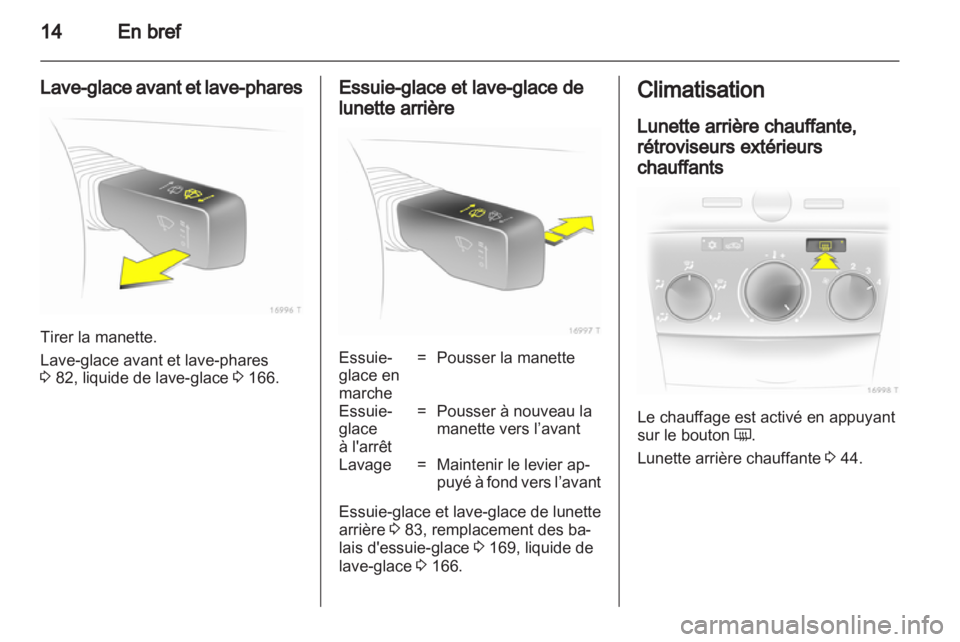 OPEL ZAFIRA 2012  Manuel dutilisation (in French) 