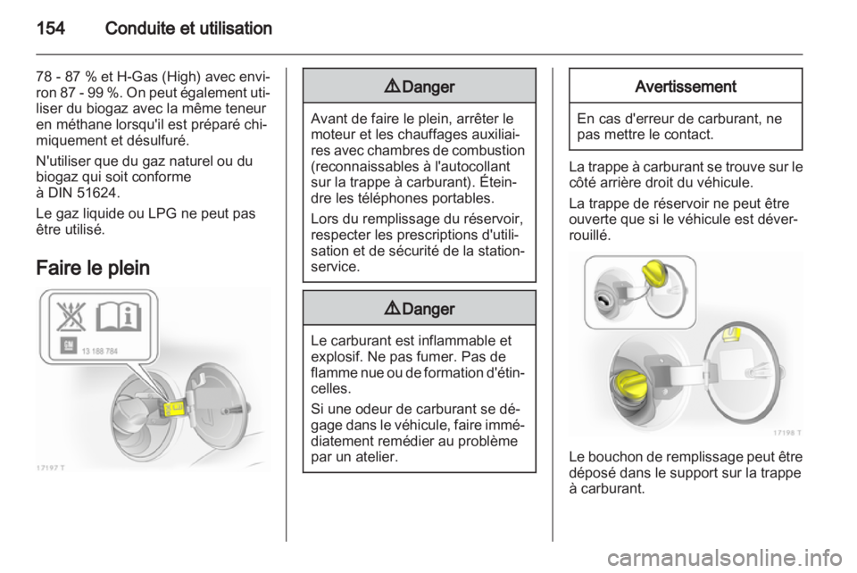 OPEL ZAFIRA 2012  Manuel dutilisation (in French) 