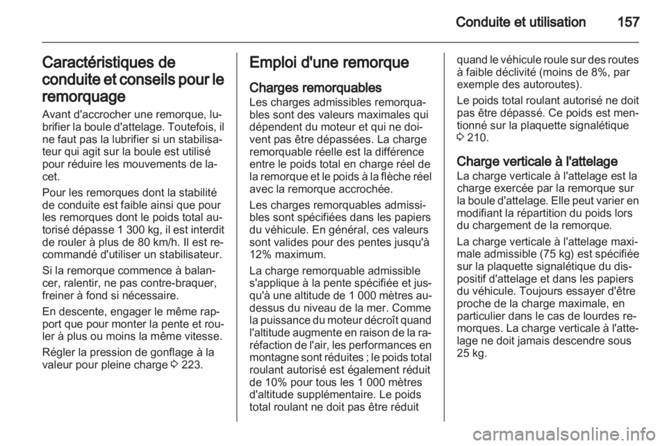 OPEL ZAFIRA 2012  Manuel dutilisation (in French) 