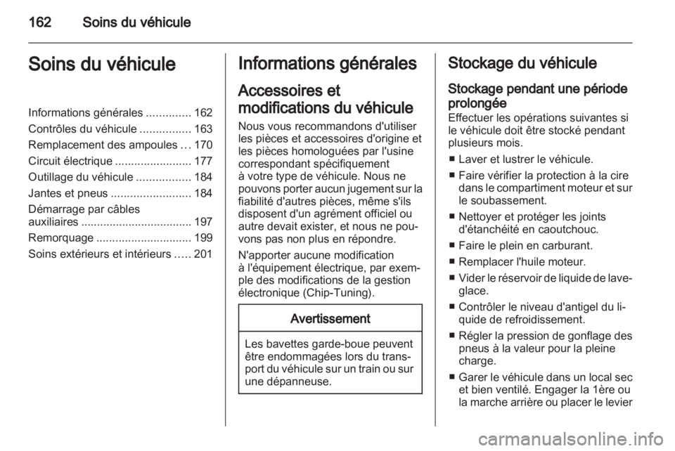 OPEL ZAFIRA 2012  Manuel dutilisation (in French) 