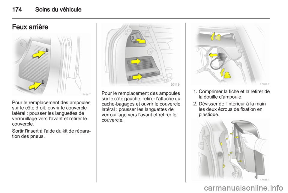 OPEL ZAFIRA 2012  Manuel dutilisation (in French) 