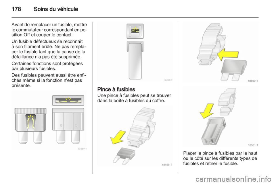 OPEL ZAFIRA 2012  Manuel dutilisation (in French) 