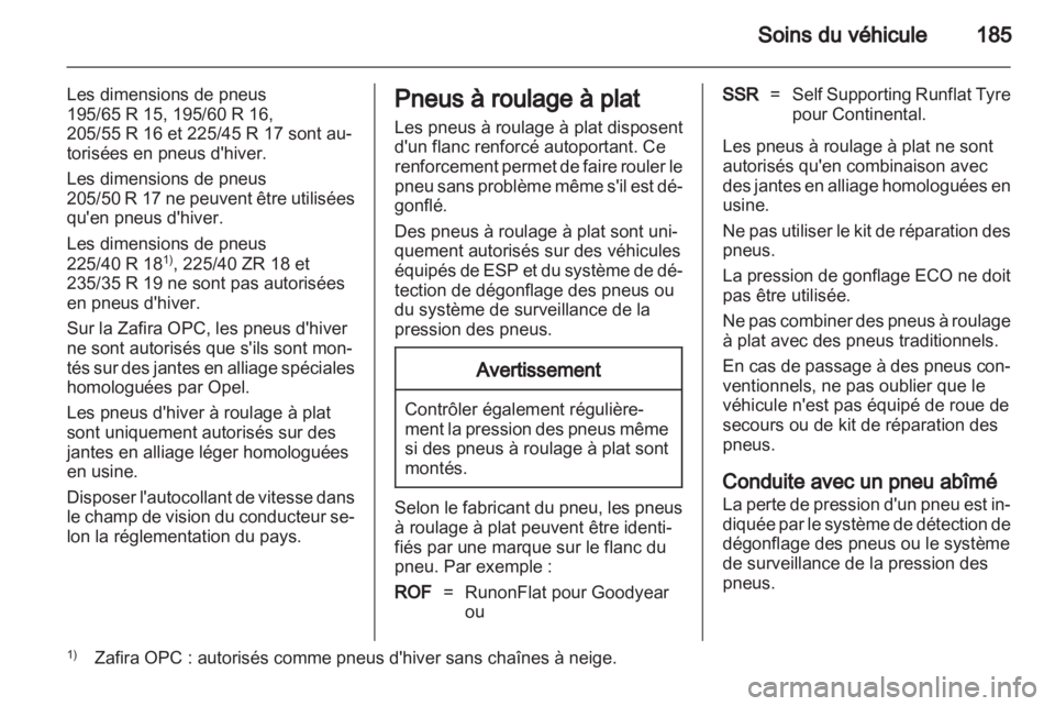 OPEL ZAFIRA 2012  Manuel dutilisation (in French) 