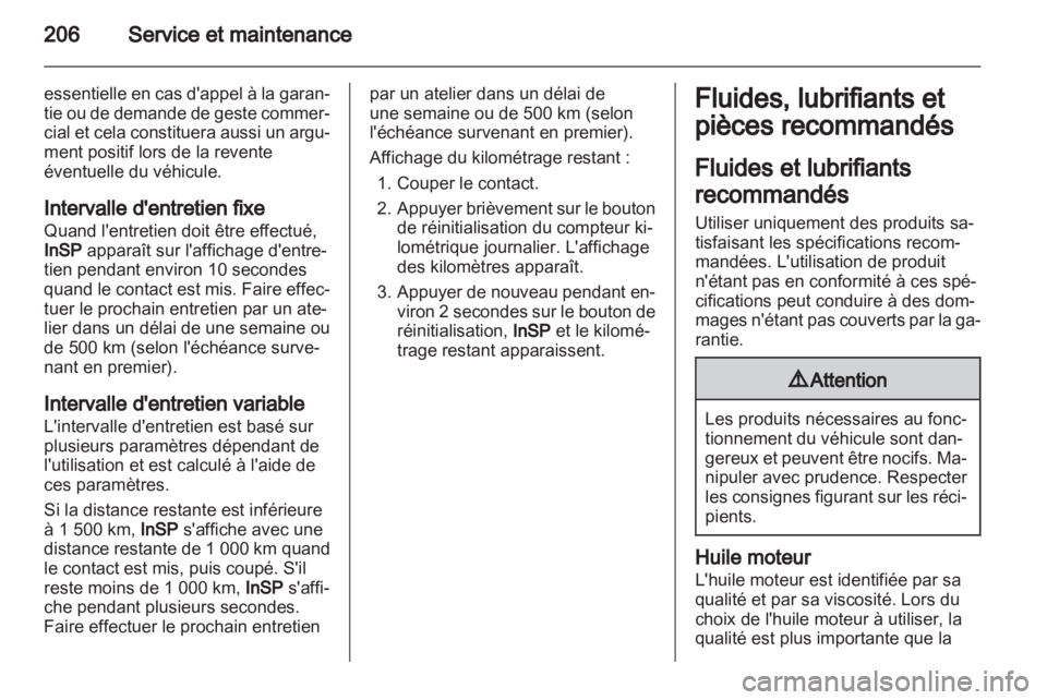 OPEL ZAFIRA 2012  Manuel dutilisation (in French) 