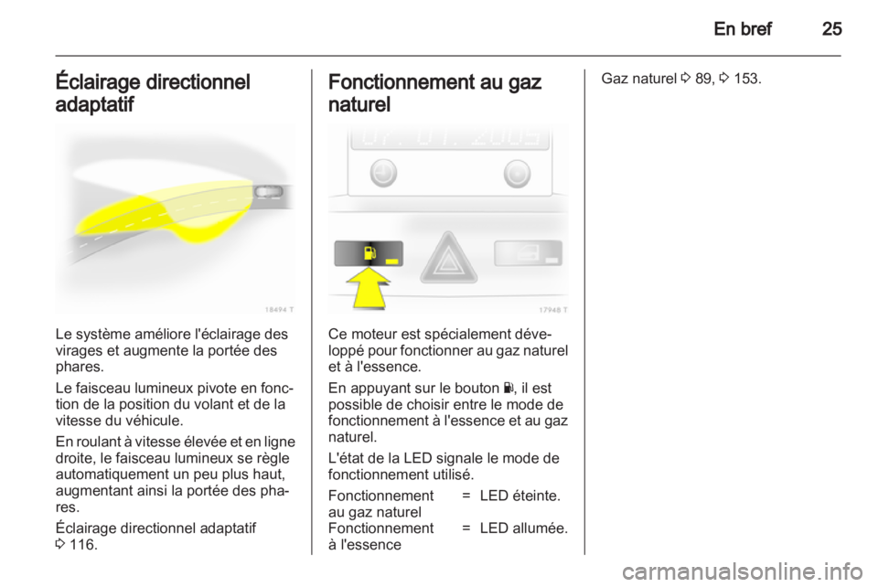 OPEL ZAFIRA 2012  Manuel dutilisation (in French) 