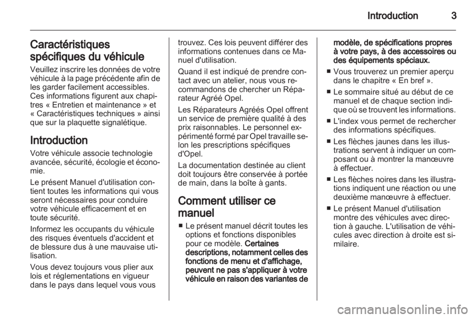 OPEL ZAFIRA 2012  Manuel dutilisation (in French) 