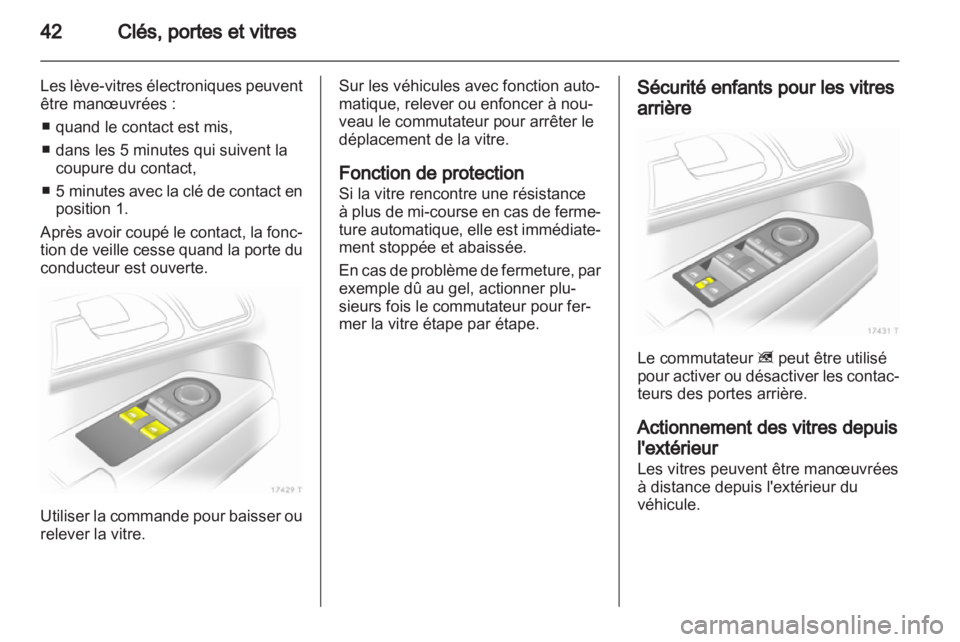 OPEL ZAFIRA 2012  Manuel dutilisation (in French) 
