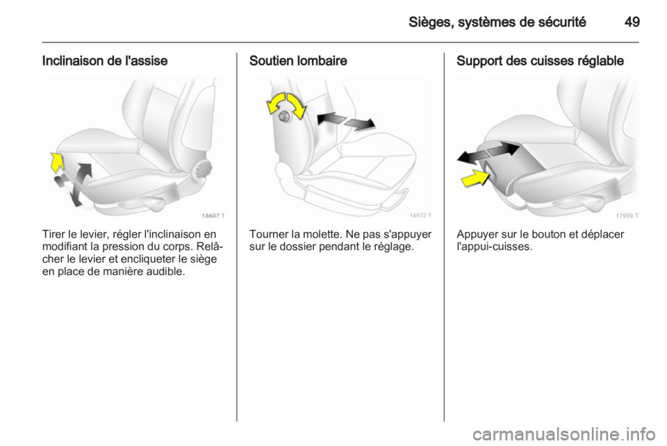 OPEL ZAFIRA 2012  Manuel dutilisation (in French) 