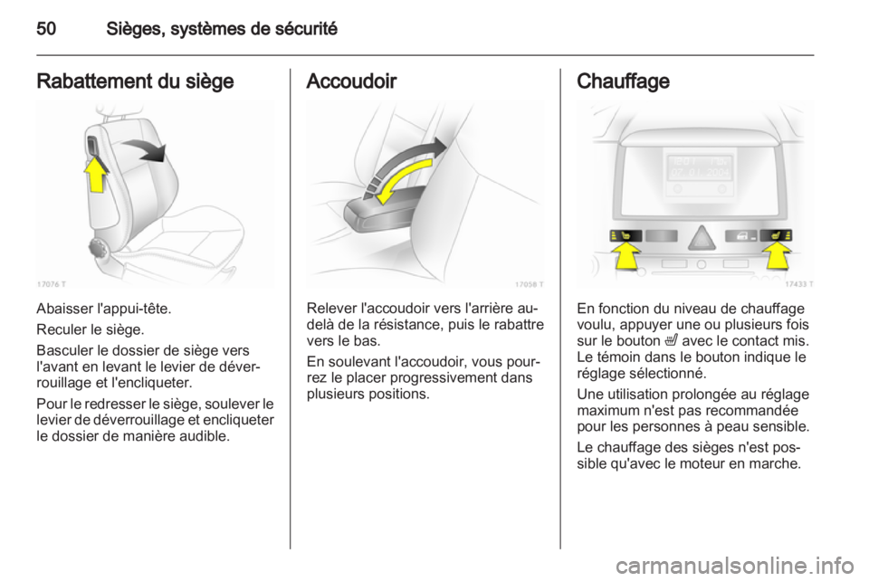 OPEL ZAFIRA 2012  Manuel dutilisation (in French) 