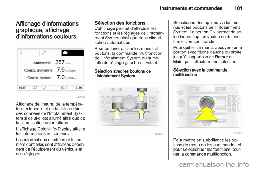 OPEL ZAFIRA 2013  Manuel dutilisation (in French) 