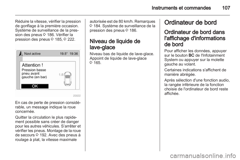 OPEL ZAFIRA 2013  Manuel dutilisation (in French) 