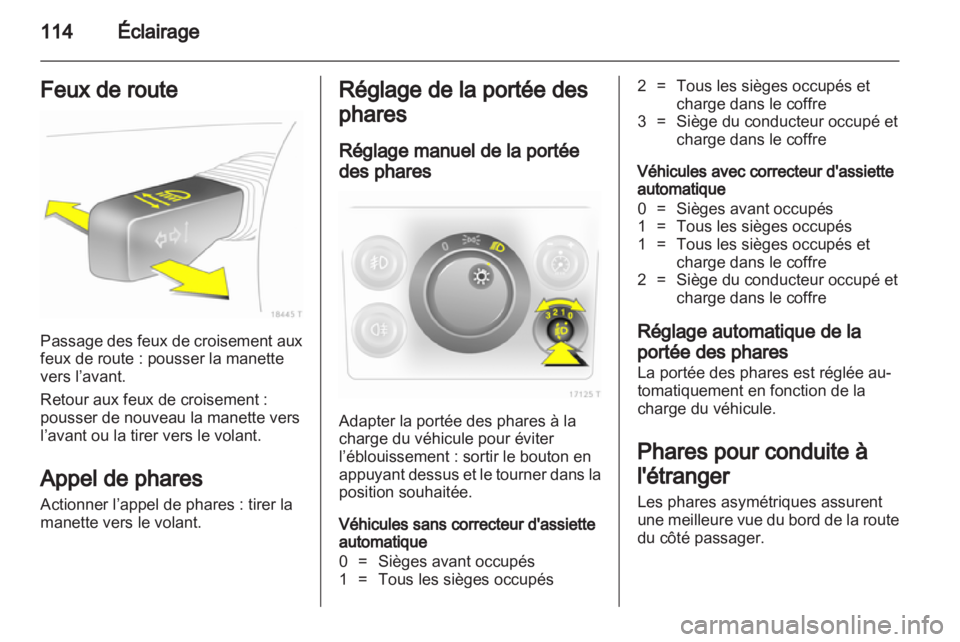 OPEL ZAFIRA 2013  Manuel dutilisation (in French) 