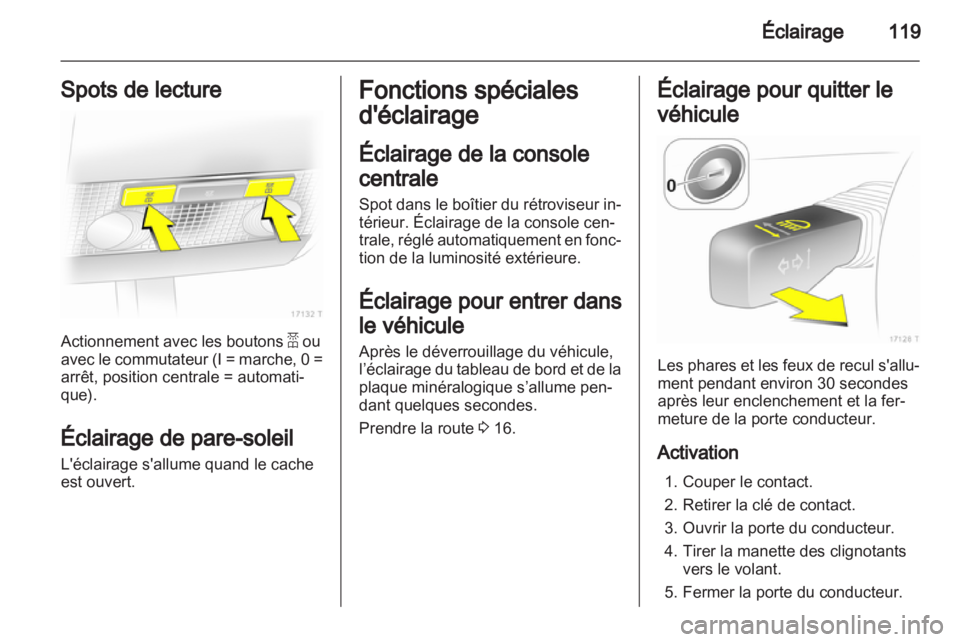 OPEL ZAFIRA 2013  Manuel dutilisation (in French) 