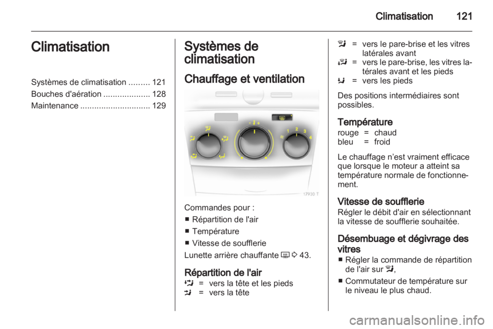 OPEL ZAFIRA 2013  Manuel dutilisation (in French) 