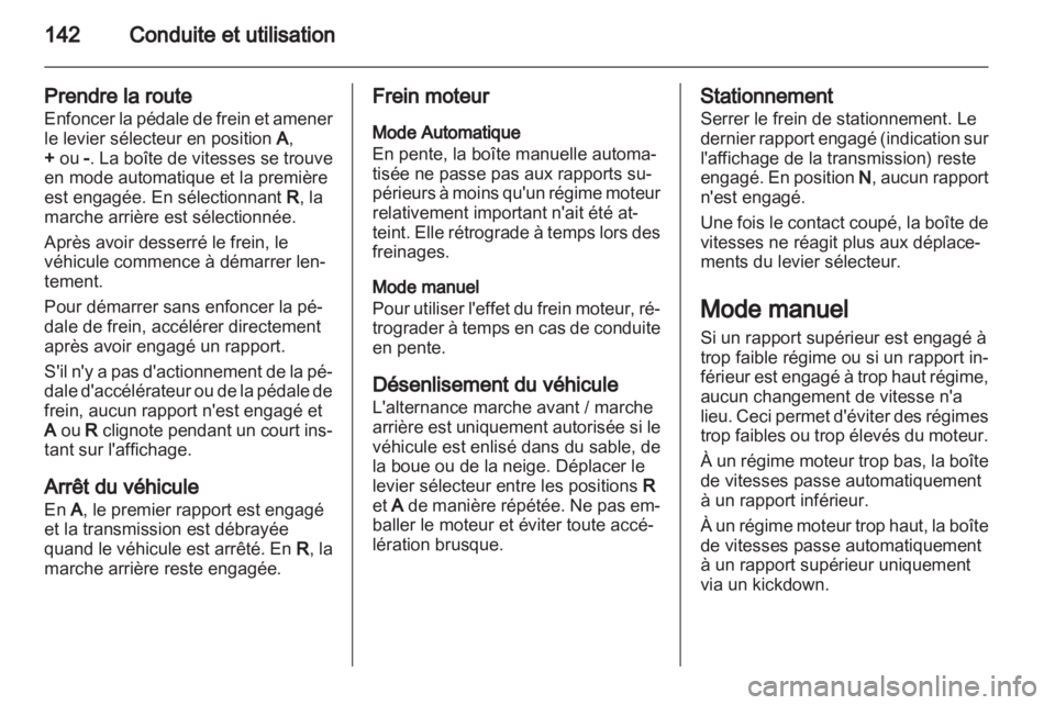 OPEL ZAFIRA 2013  Manuel dutilisation (in French) 