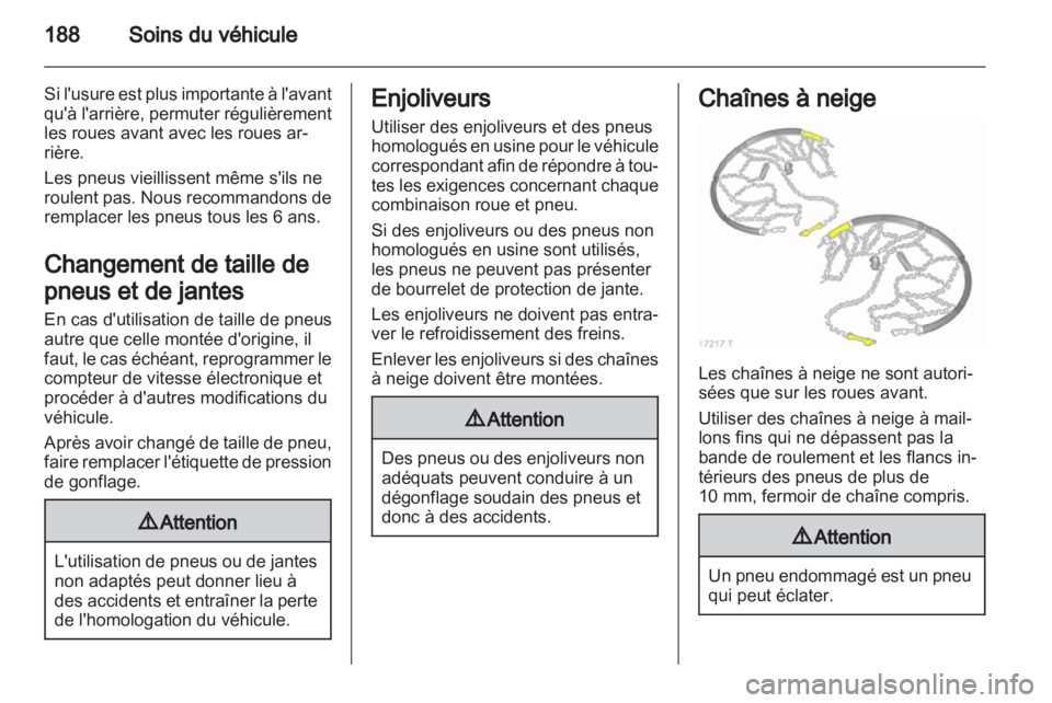 OPEL ZAFIRA 2013  Manuel dutilisation (in French) 