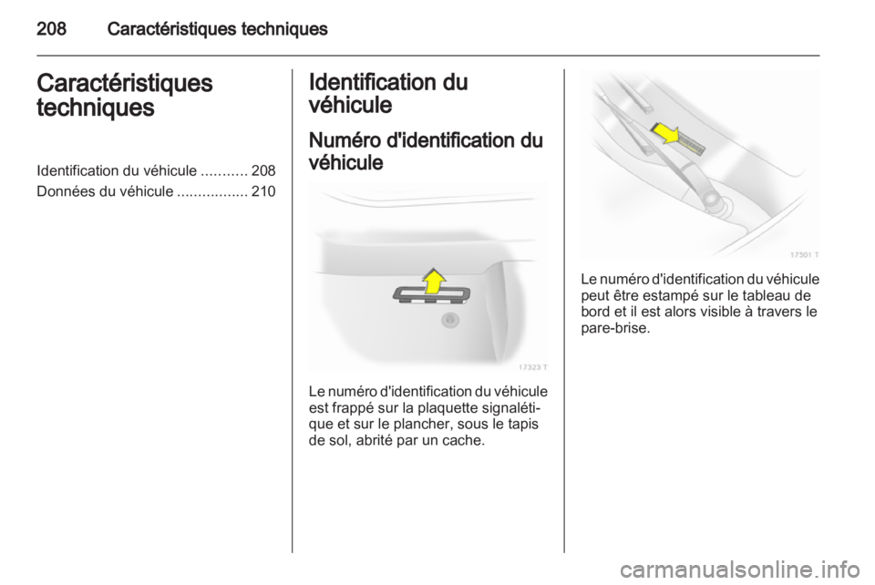 OPEL ZAFIRA 2013  Manuel dutilisation (in French) 