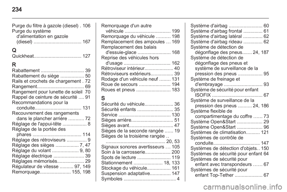 OPEL ZAFIRA 2013  Manuel dutilisation (in French) 