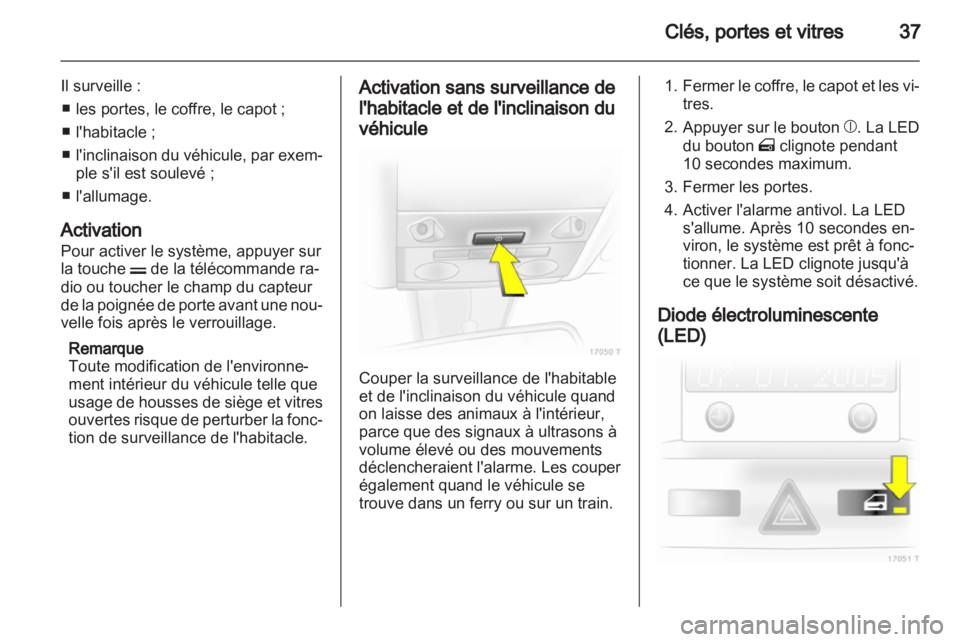 OPEL ZAFIRA 2013  Manuel dutilisation (in French) 
