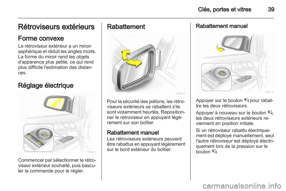 OPEL ZAFIRA 2013  Manuel dutilisation (in French) 