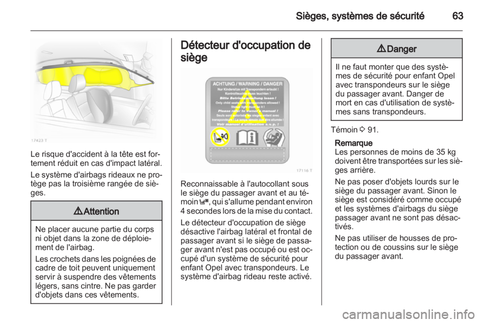 OPEL ZAFIRA 2013  Manuel dutilisation (in French) 