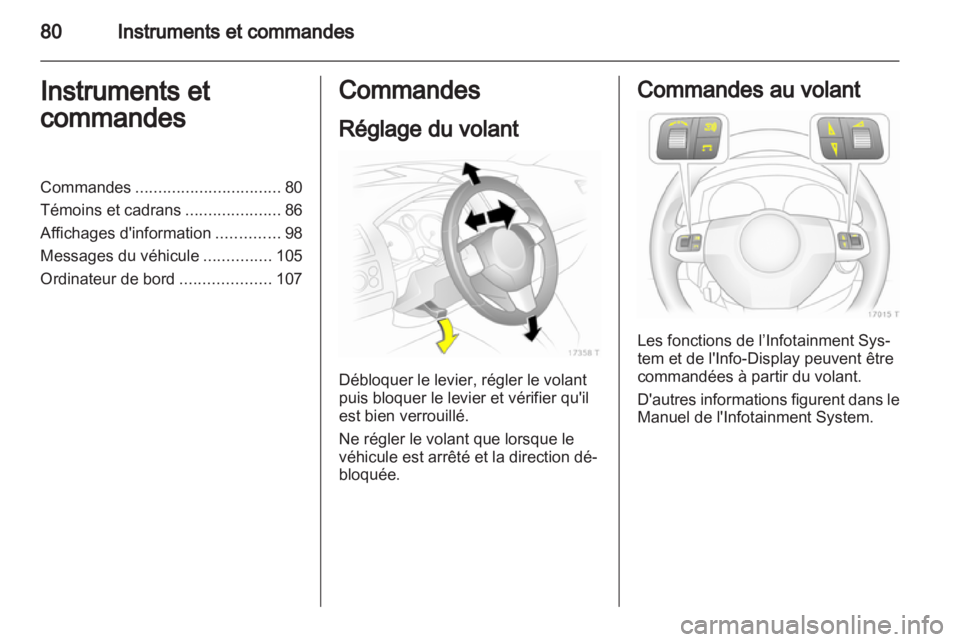 OPEL ZAFIRA 2013  Manuel dutilisation (in French) 