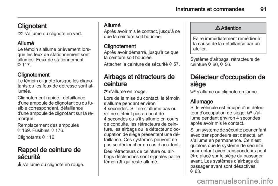 OPEL ZAFIRA 2013  Manuel dutilisation (in French) 